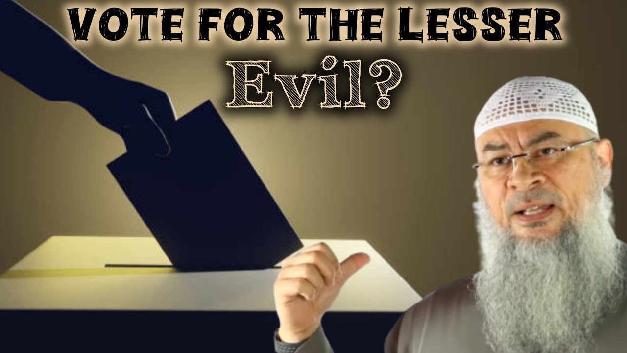 When there are 2 (kafir) parties in elections, should we vote for lesser of 2 evils? assim al hakeem