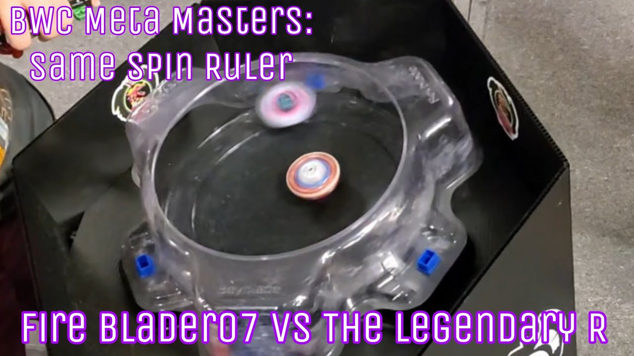 Fire blader07 vs The Legendary R at Beyblade World Cup 2023 - Meta Masters: Same Spin Ruler