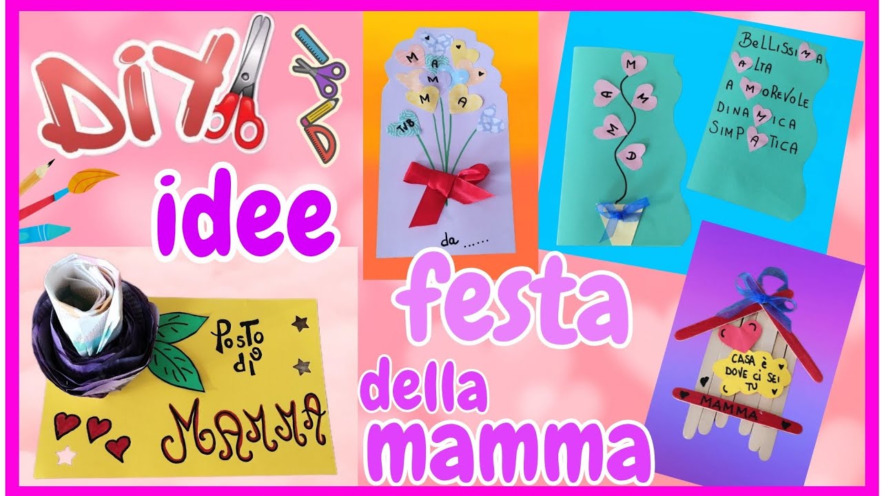 Lavoretti semplicissimi per la festa della mamma  e non solo ! 💕Idee regalo  #diy #tutorial #family