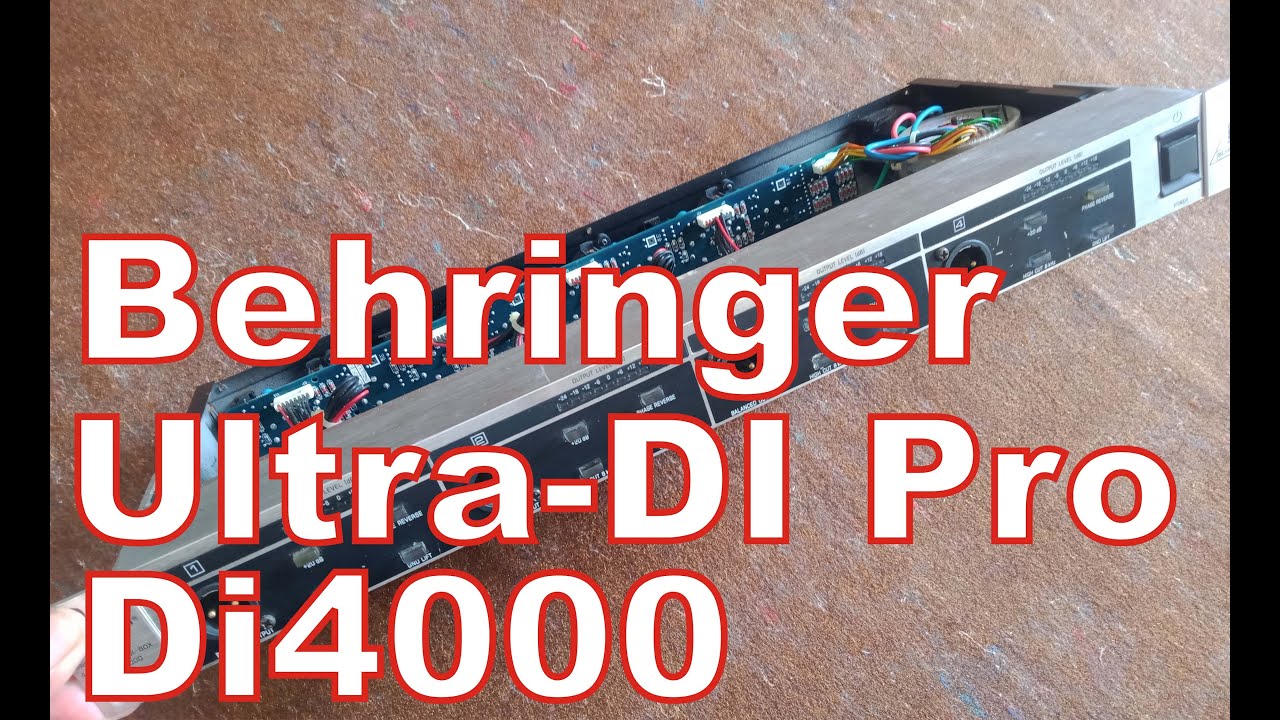 ULTRA-DI PRO DI4000 Professional 4-Channel Active DI-Box