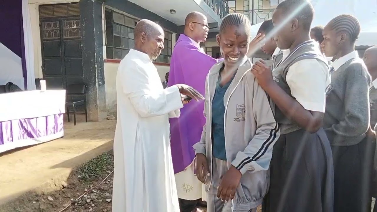 ASH WEDNESDAY mass celebration at ST. IGNATIUS OF LOYOLA MAGADI SECONDARY 