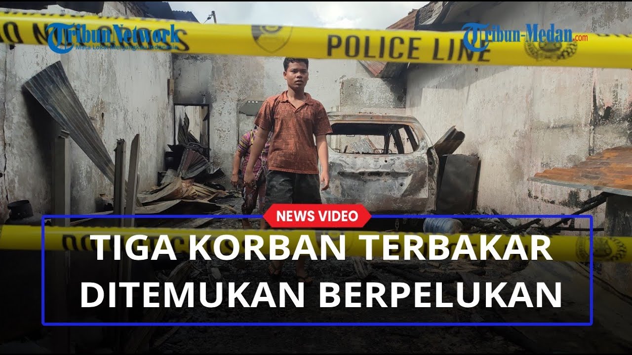 SUASANA Tempat Tiga Korban Kebakaran di Perumnas Mandala, Ditemukan Sambil Berpelukan