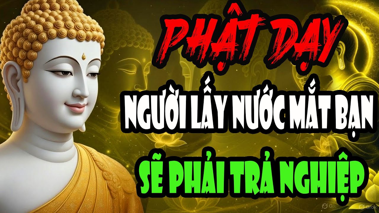 Kẻ Khiến Bạn Khóc Cạn Nước Mắt Sẽ Không Thoát Nghiệp Báo – Lời Phật Giúp Bạn Hết Hận Thù