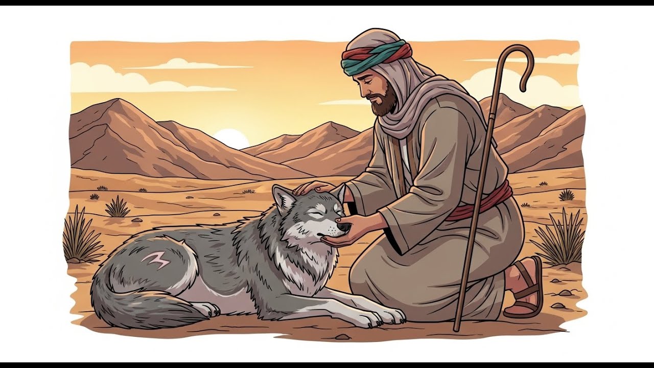 قصة الراعي الفقير الذي أنقذ ذئب,ا جريح,ا فحدثت معجزة غيرت حياته  قصة عربية ستغير حياتك