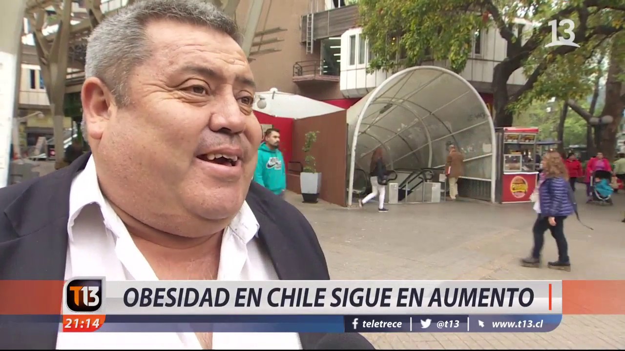 Obesidad en Chile sigue en aumento
