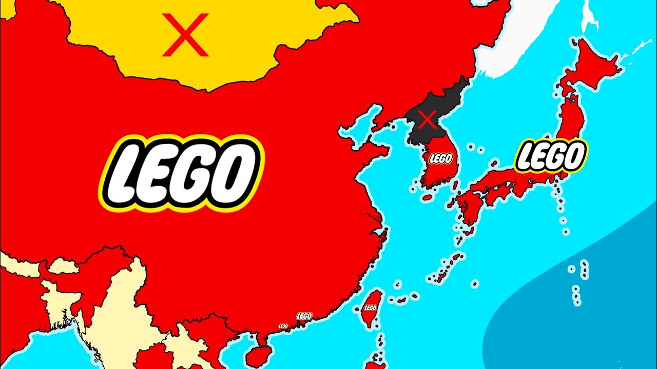Все страны, где будут (и не будут) магазины LEGO в 2025 году