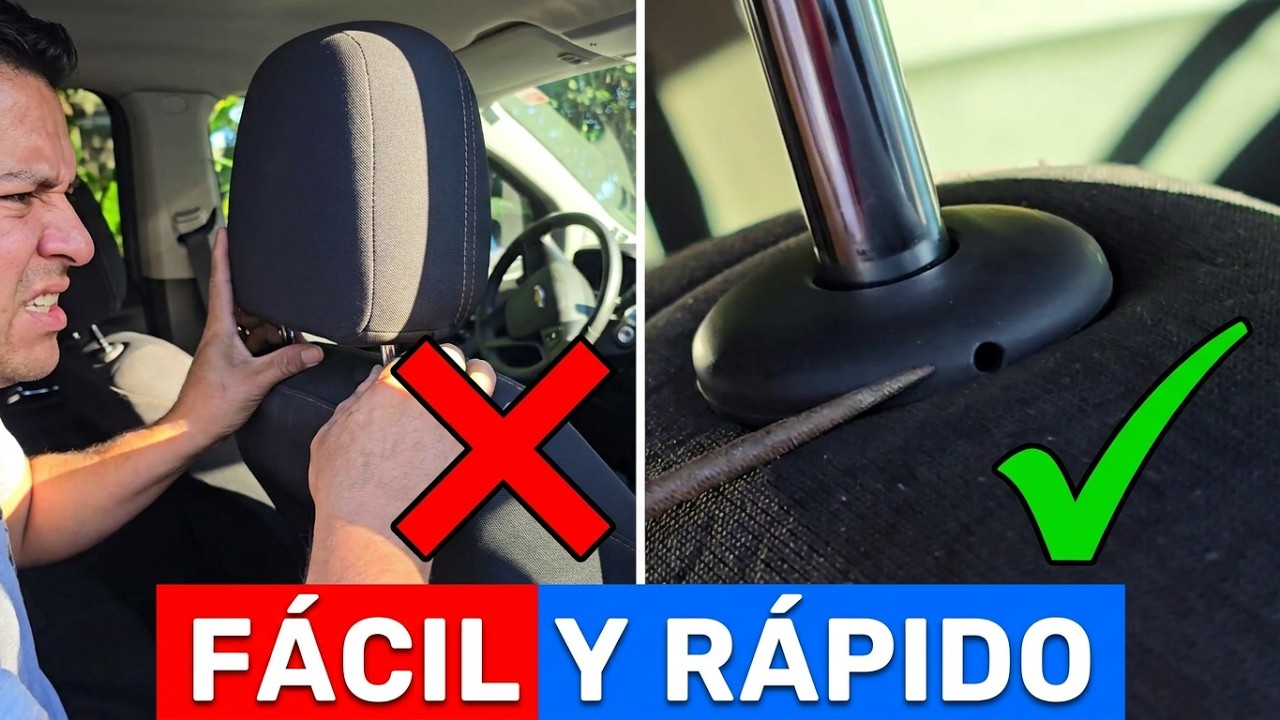 Como quitar reposacabeza de chevrolet trax