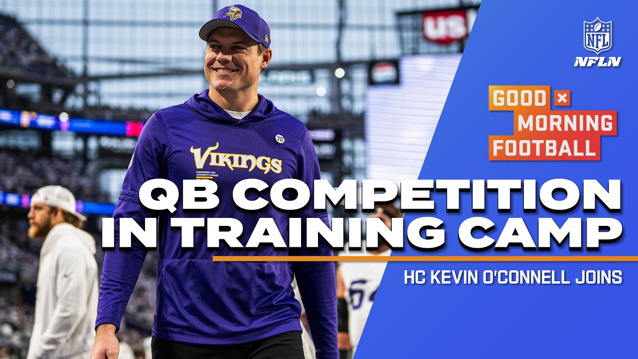 Vikings Coach Kevin O'Connell talks QB Competition | GMFB