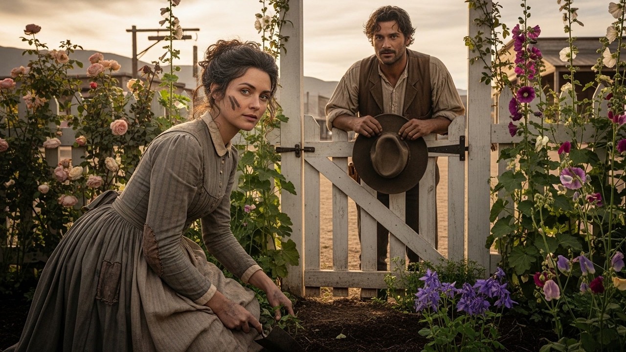 She Was The Widow With The Prettiest Garden In Town, The Cowboy Started Walking Past It Every Day