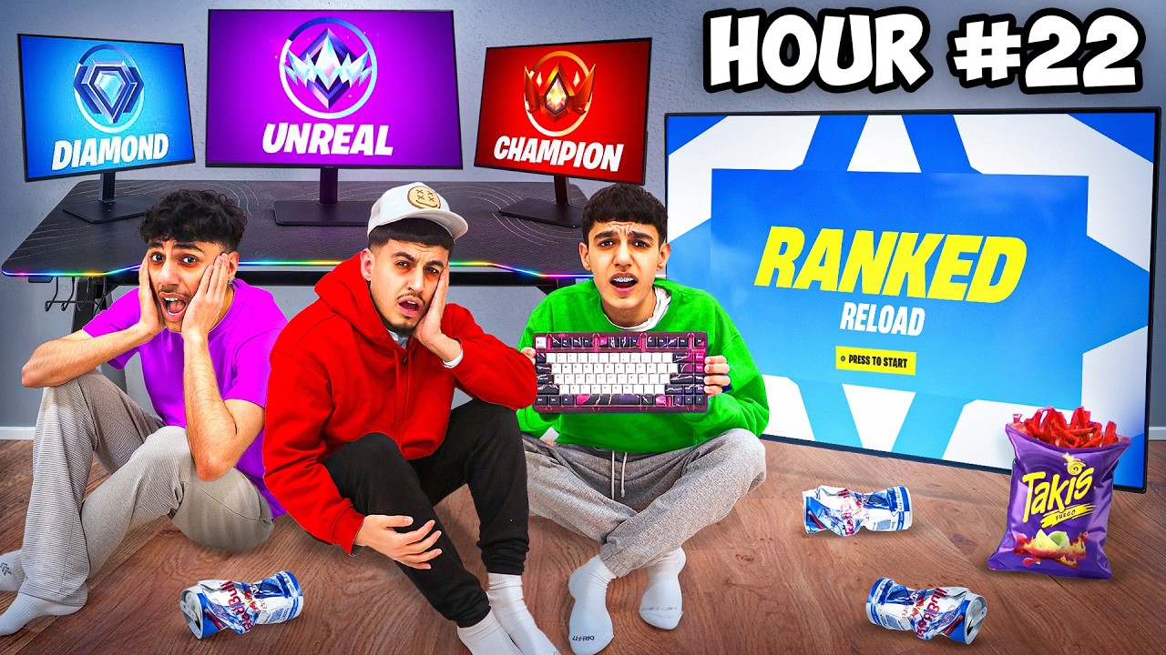 First To Unreal Rank In RANKED Reload Wins $1,000 With Brothers!