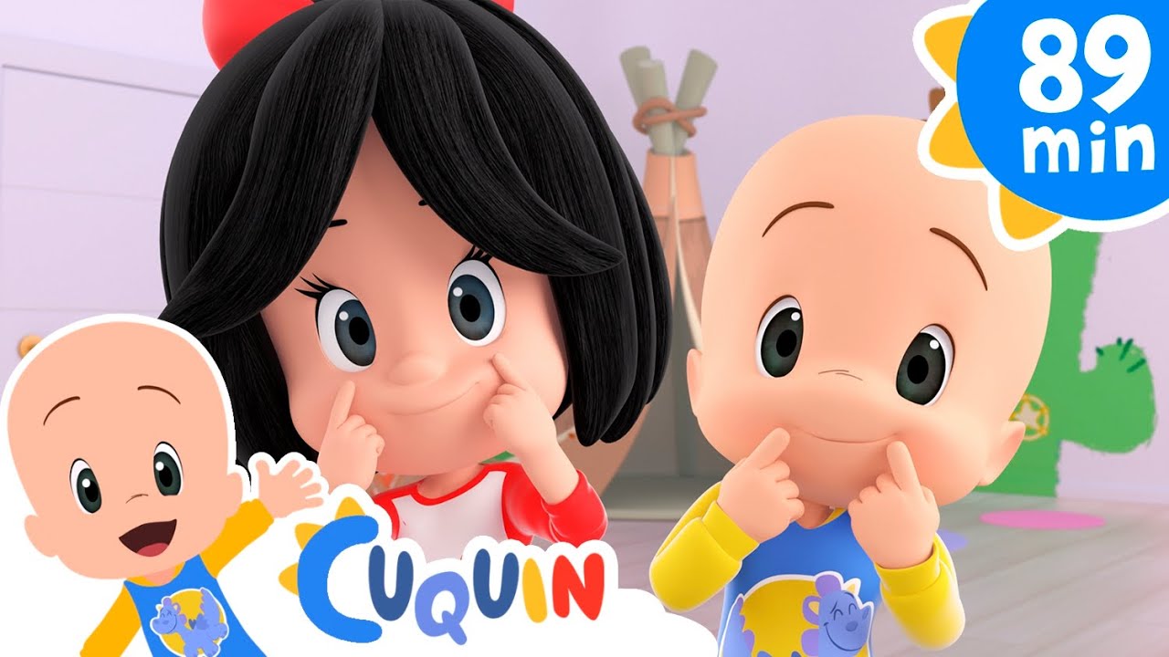 Cabeza, hombros, rodillas y pies 🙆 y más canciones infantiles para bebés con Cleo y Cuquín