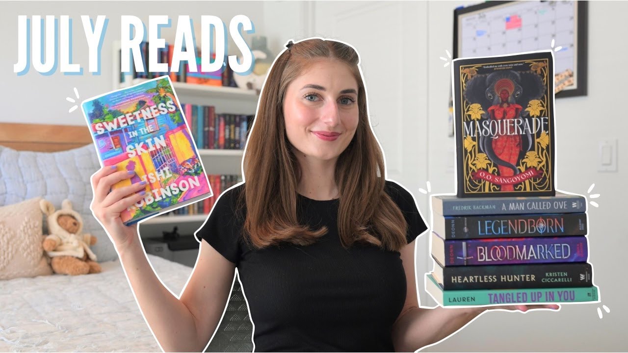 july reading wrap-up (fiction, fantasy, + bestsellers)