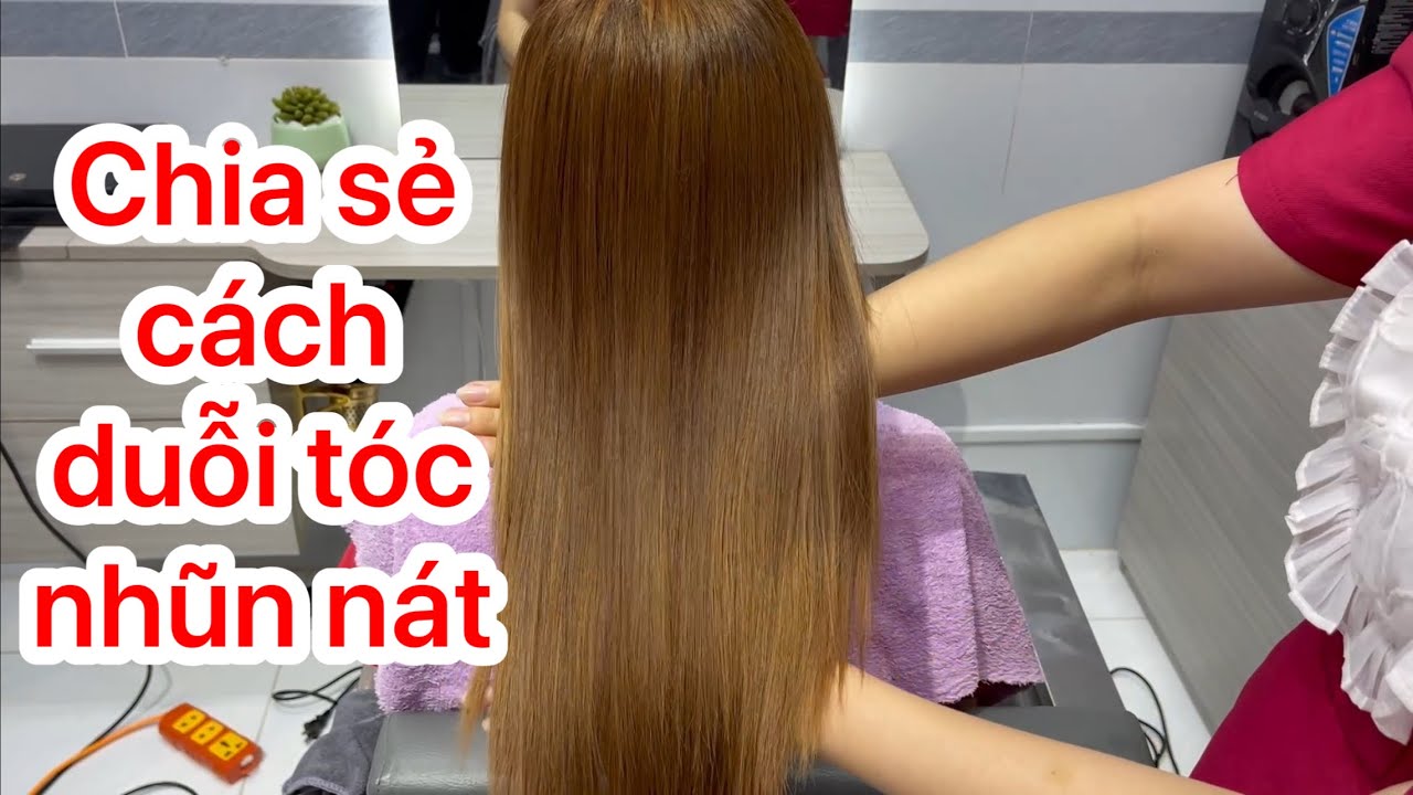 CHIA SẺ KỸ THUẬT DUỖI TÓC YẾU| NGỌC TÓC