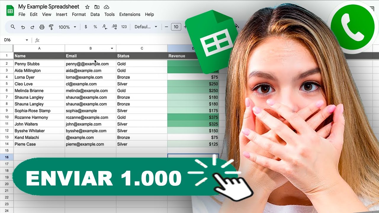 Cómo ENVIAR MENSAJES MASIVOS en WhatsApp con Google Sheets ¡SIN APPS!