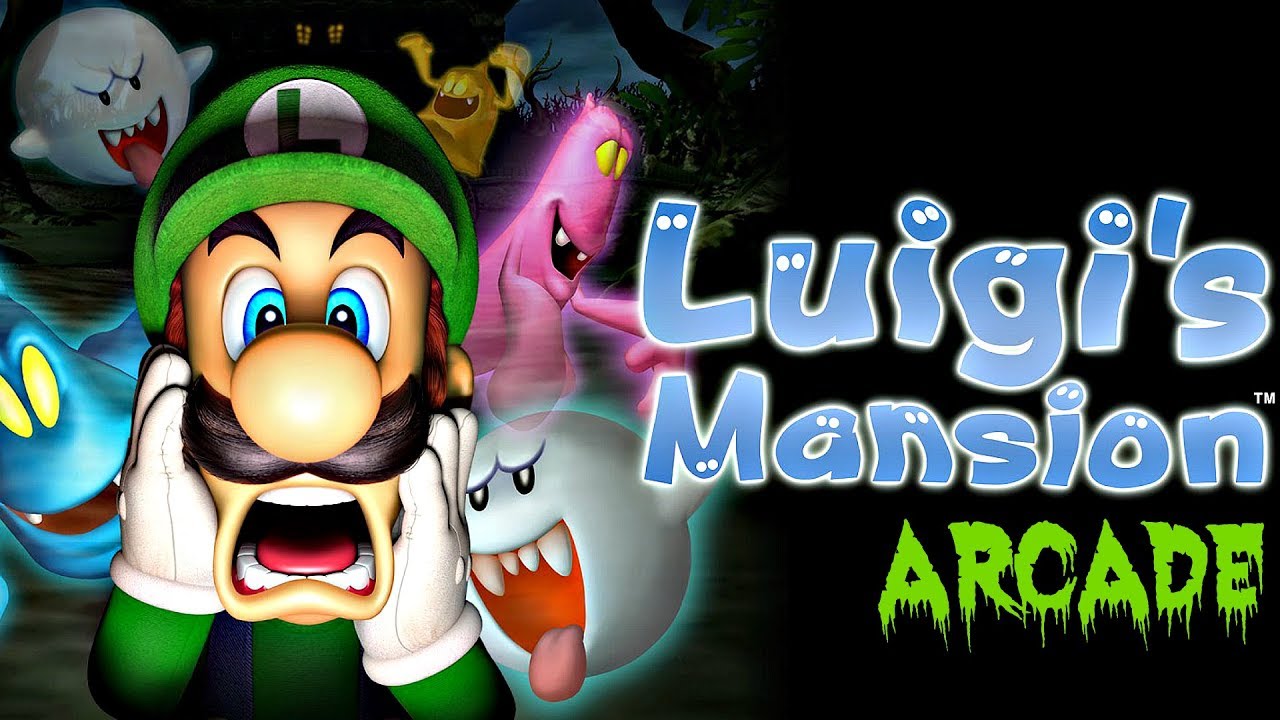 Luigi's Mansion ARCADE Game Play King Boo Boss Battle!