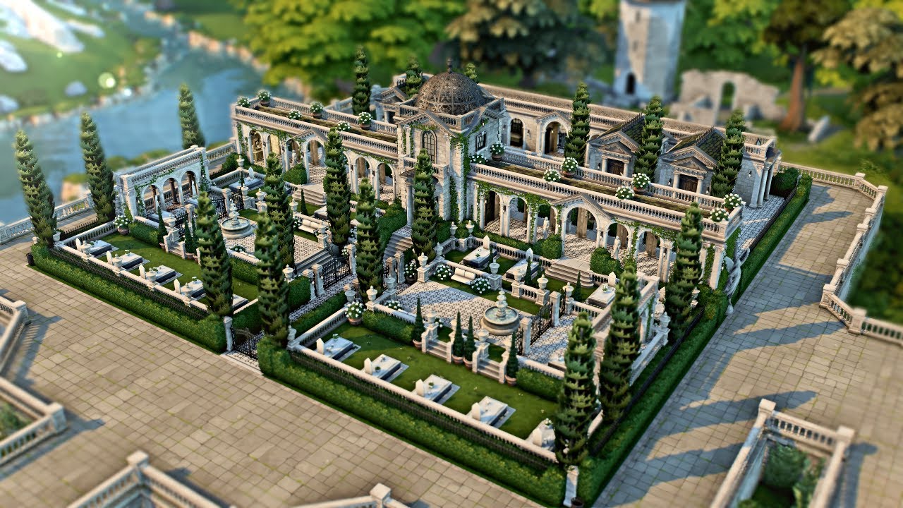 Old Cemetery in Ravenwood | The Sims 4 Speed Build