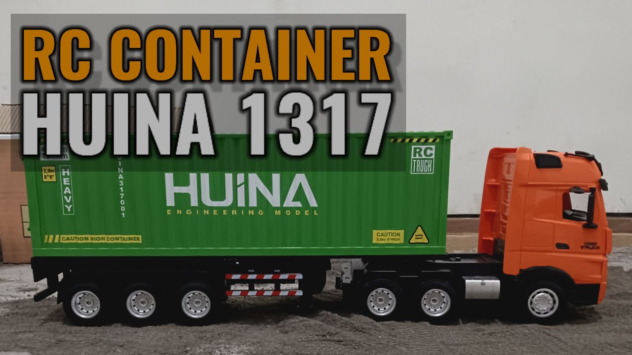 RC Container Truck HUINA 1317 Harga 300 Ribuan Seperti Aslinya