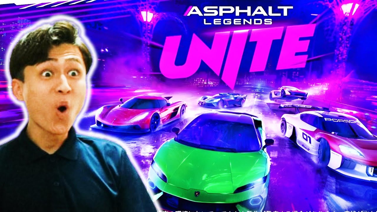 視聴者の方からリクエストのあったゲームが想像以上に面白かったです!【Asphalt Legends Unite 】