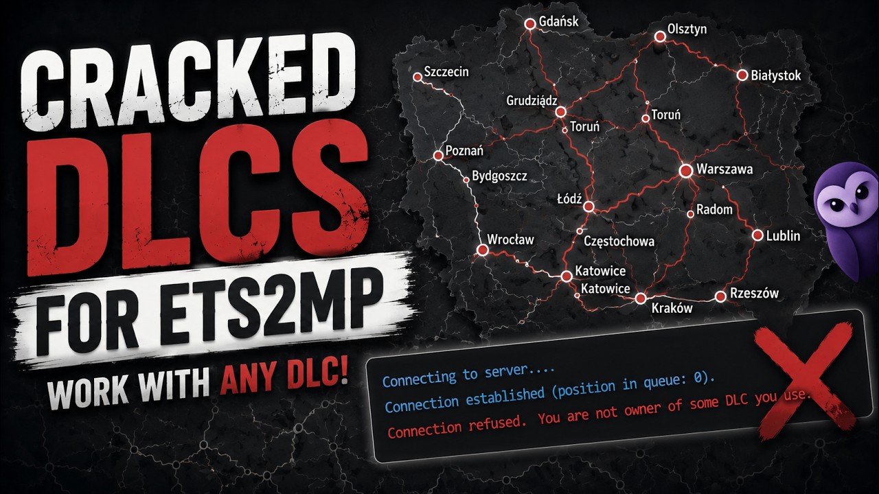 EURO TRUCK SIMULATOR 2 ALL FREE DLCs - TruckersMP 2026 DLC BYPASS