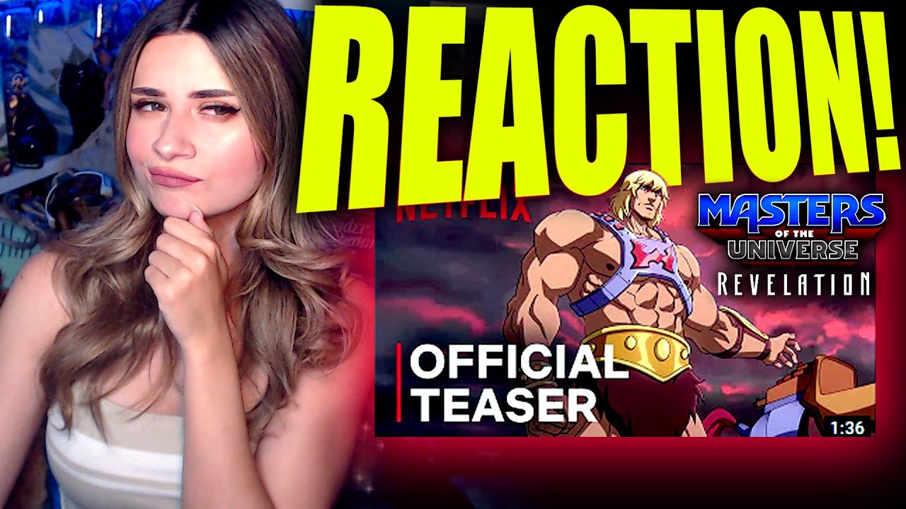 NEW HE-MAN MASTERS OF THE UNIVERSE REVELATIONS TRAILER REACTION REVIEW!