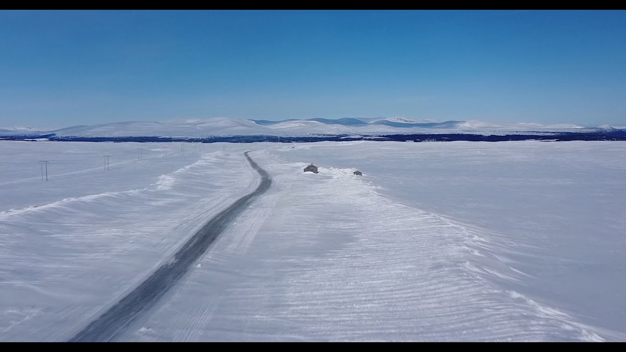 Helags and the road of Flatruet, Sweden