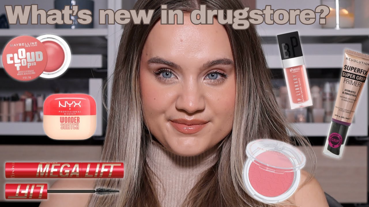 WHAT'S NEW IN DRUGSTORE MAKEUP FULL FACE FIRST IMPRESSIONS TRYING NEW DRUGSTORE MAKEUP HONEST REVIEW