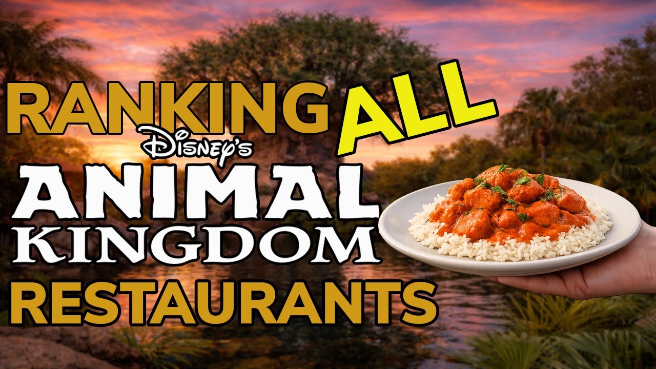Рейтинг ВСЕХ ресторанов с обслуживанием за столиками в Animal Kingdom!