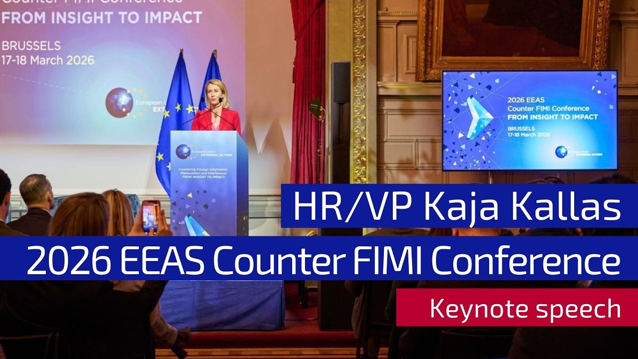 Основной доклад &mdash; Конференция EEAS Counter FIMI 2026: От понимания к результату