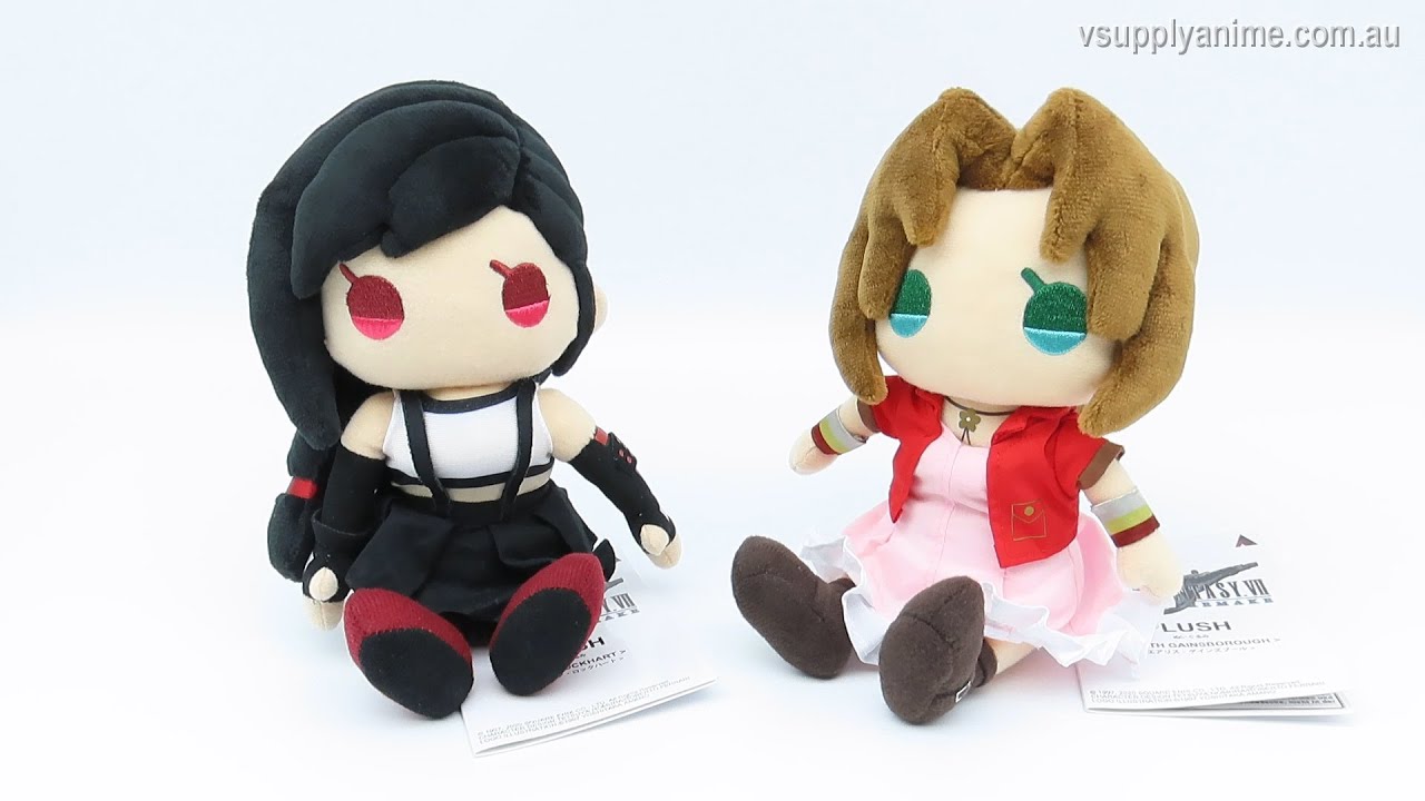 Final Fantasy VII Remake Tifa Lockhart & Aerith Gainsborough Plush SQUARE ENIX 2021