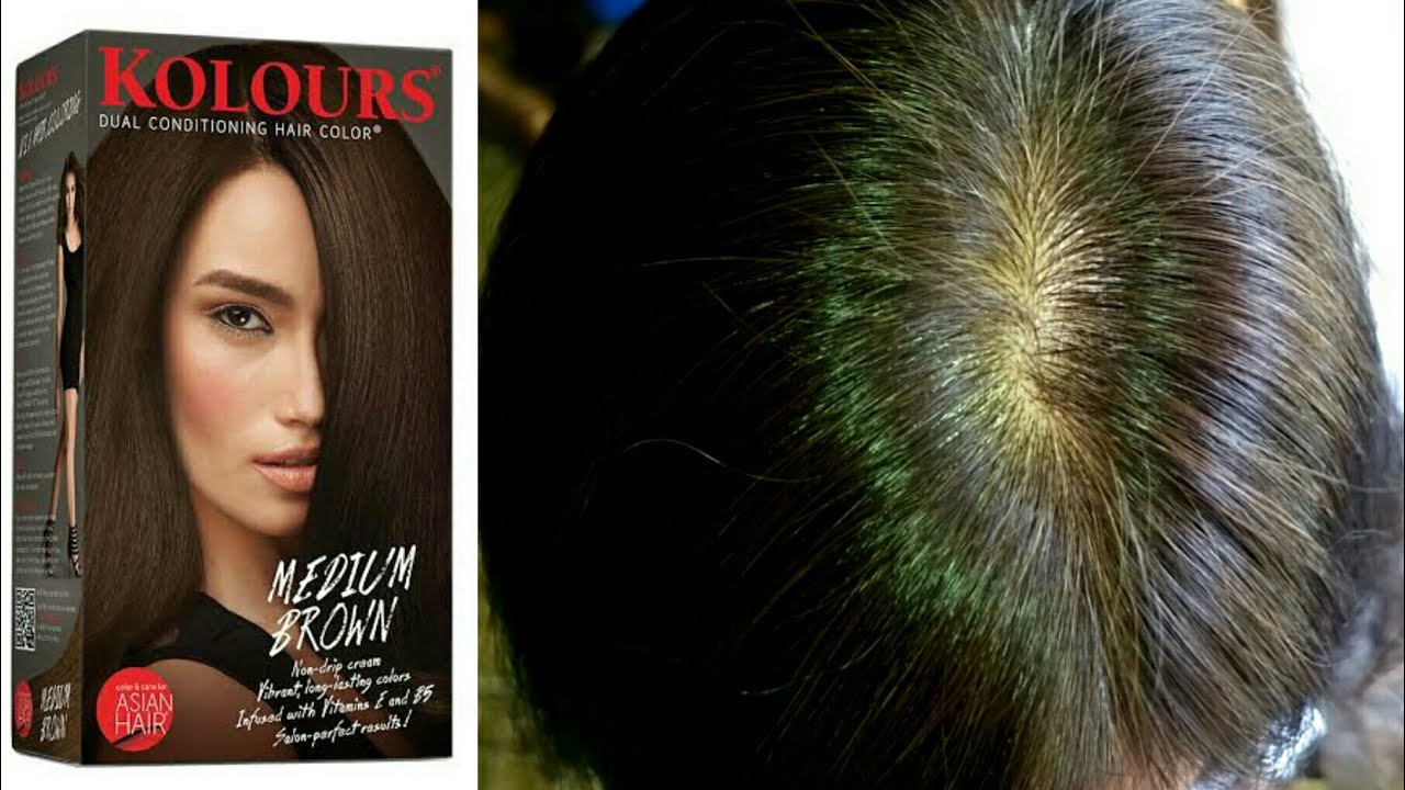 Kolours Medium Brown Hair Dye / Box Dye Review
