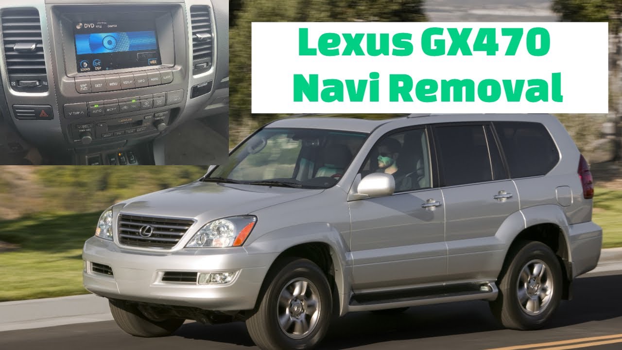 Ремонт и снятие навигационной системы Lexus GX470 2003-2009 гг., замена панели TFT LCD с дигитайз...