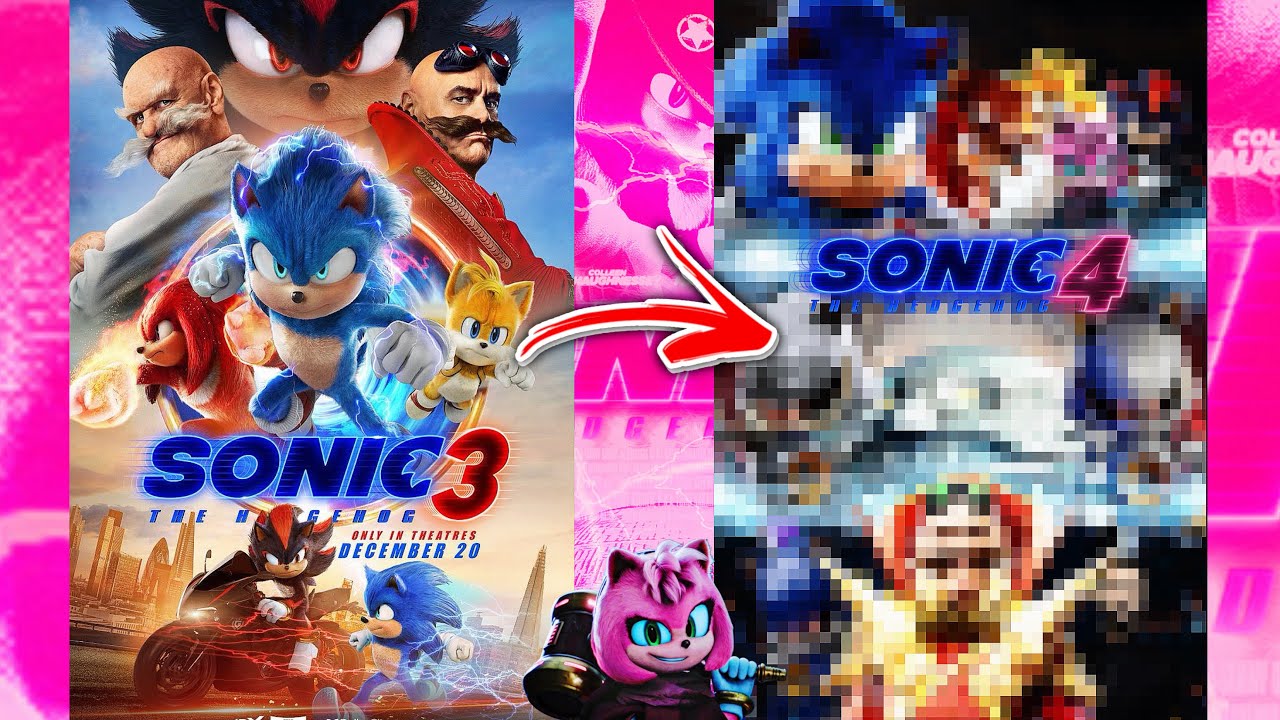 Making A Custom Sonic the Hedgehog Movie 4 Poster! [25k special!] #54