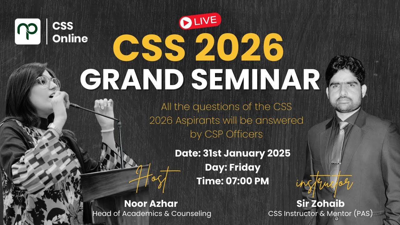 Ace CSS 2026 in 1st Attempt🔥Ultimate Game Plan + Free Study Roadmap! Live Grand Seminar ft. Nearpeer
