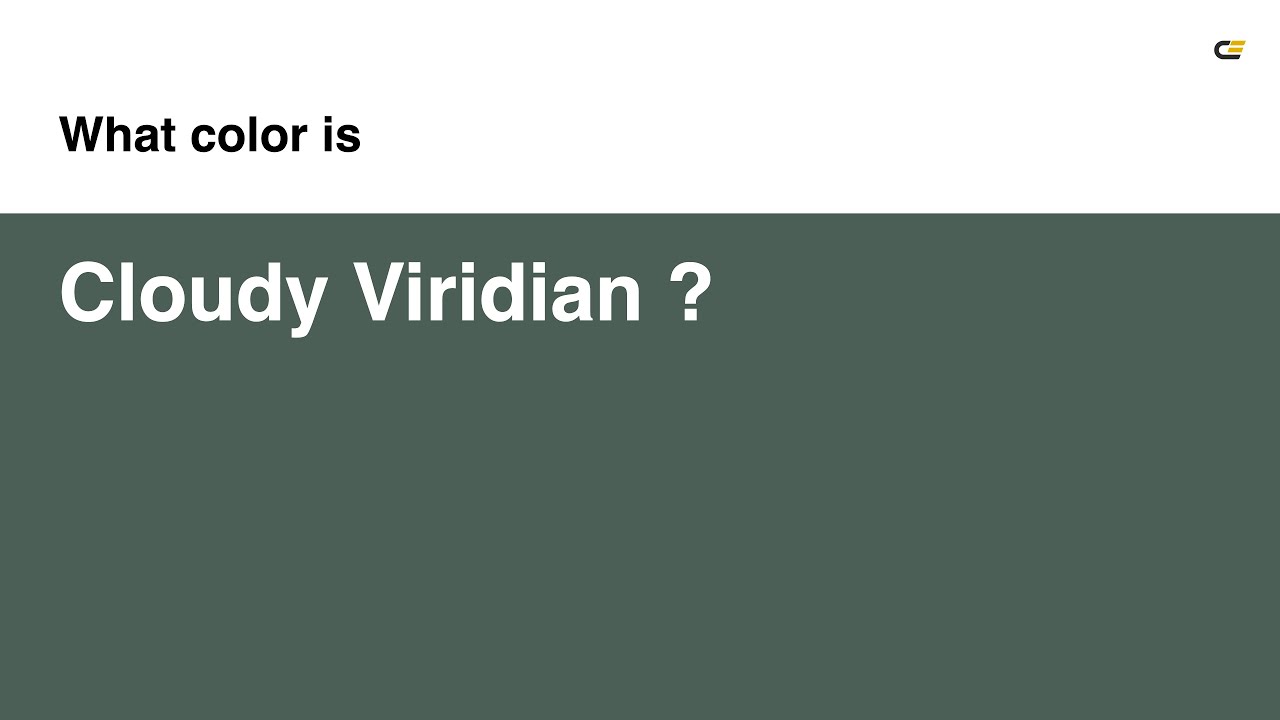 Cloudy Viridian color #4b5f56 hex color - Green color - Warm color 4b5f56