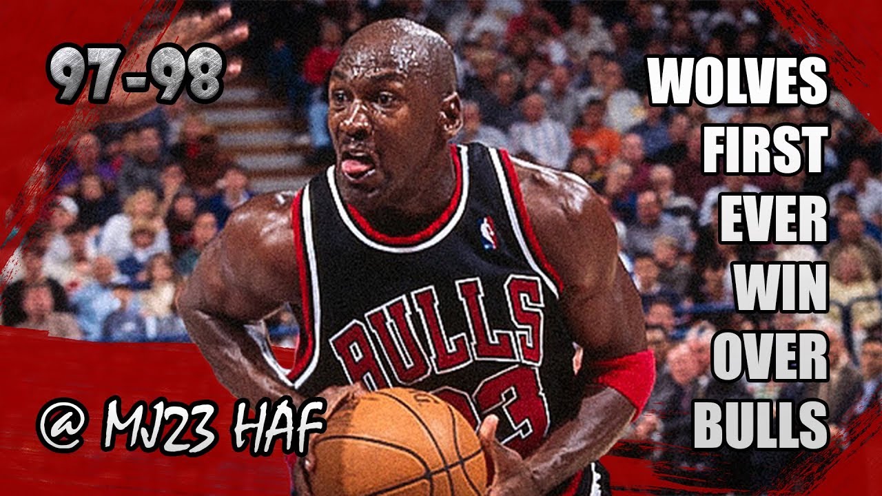 Michael Jordan Highlights vs Timberwolves (1997.12.30) - 33pts, Got Beaten by young WOLVES!