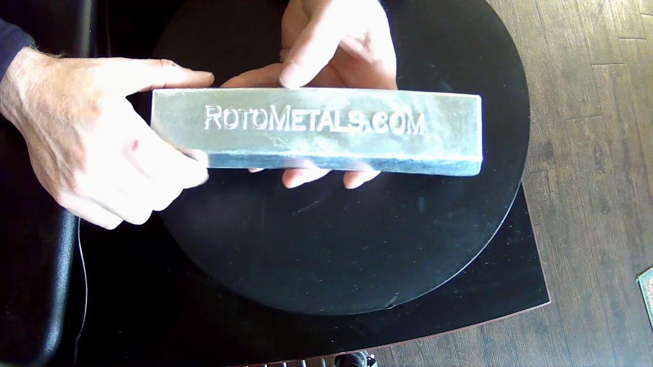 Zinc Ingot 99.8% Full Ingot for Metal Melting - Make Your Own Castings or Little Parts!