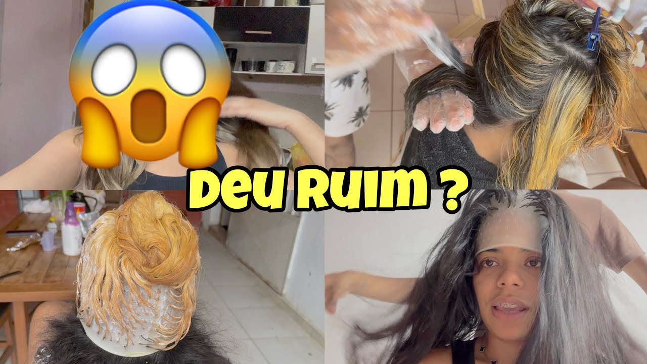 TENTEI PINTAR O CABELO igual ￼ DA VIRGÍNIA   deu ruim?😱😢￼