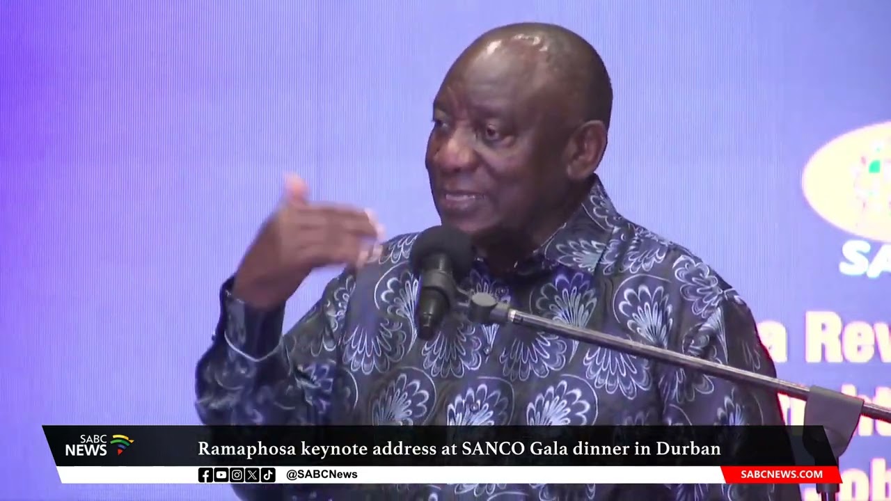 ANC president Cyril Ramaphosa wishes SANCO a happy 31 years