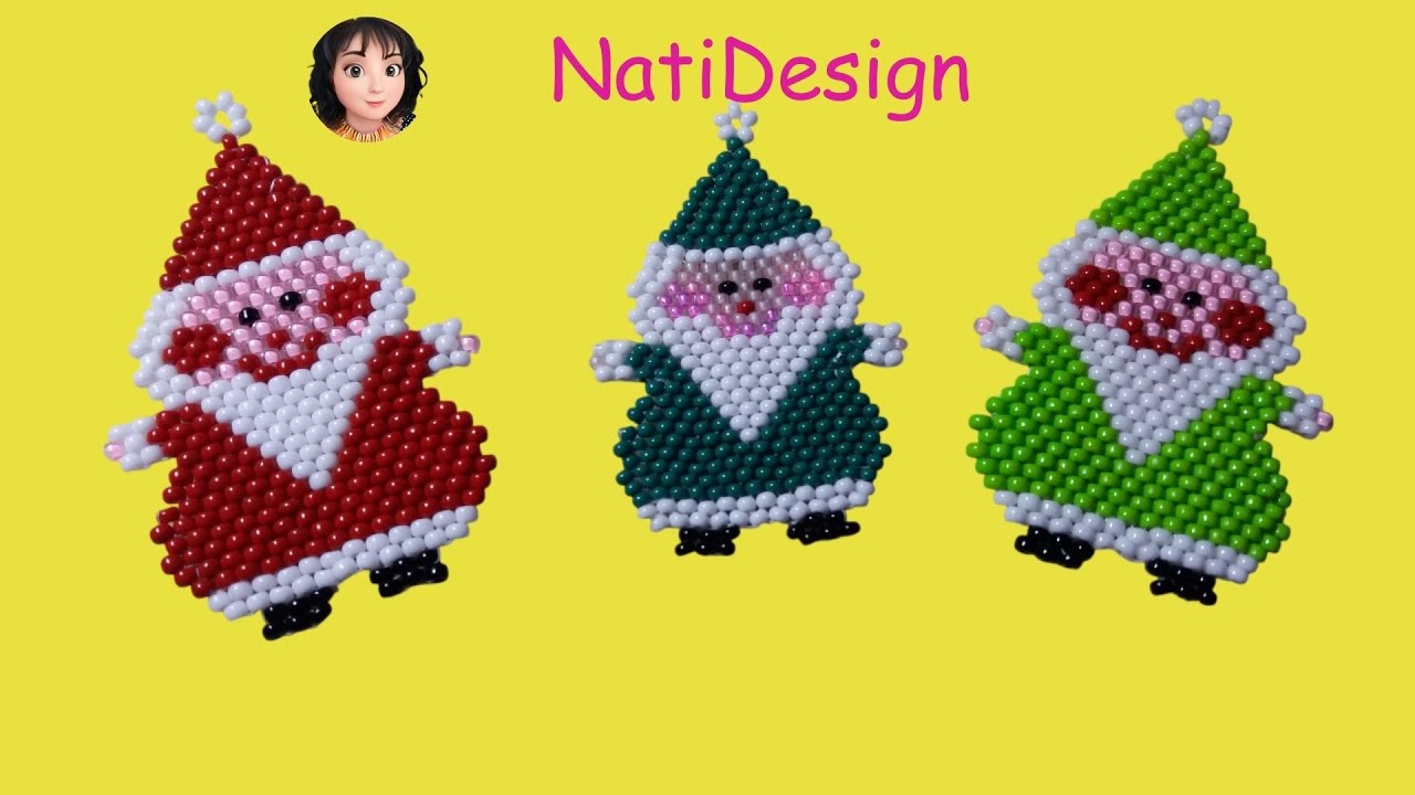 PAPA NOEL EN MOSTACILLA🎄🪄 Santa Claus in seed beads