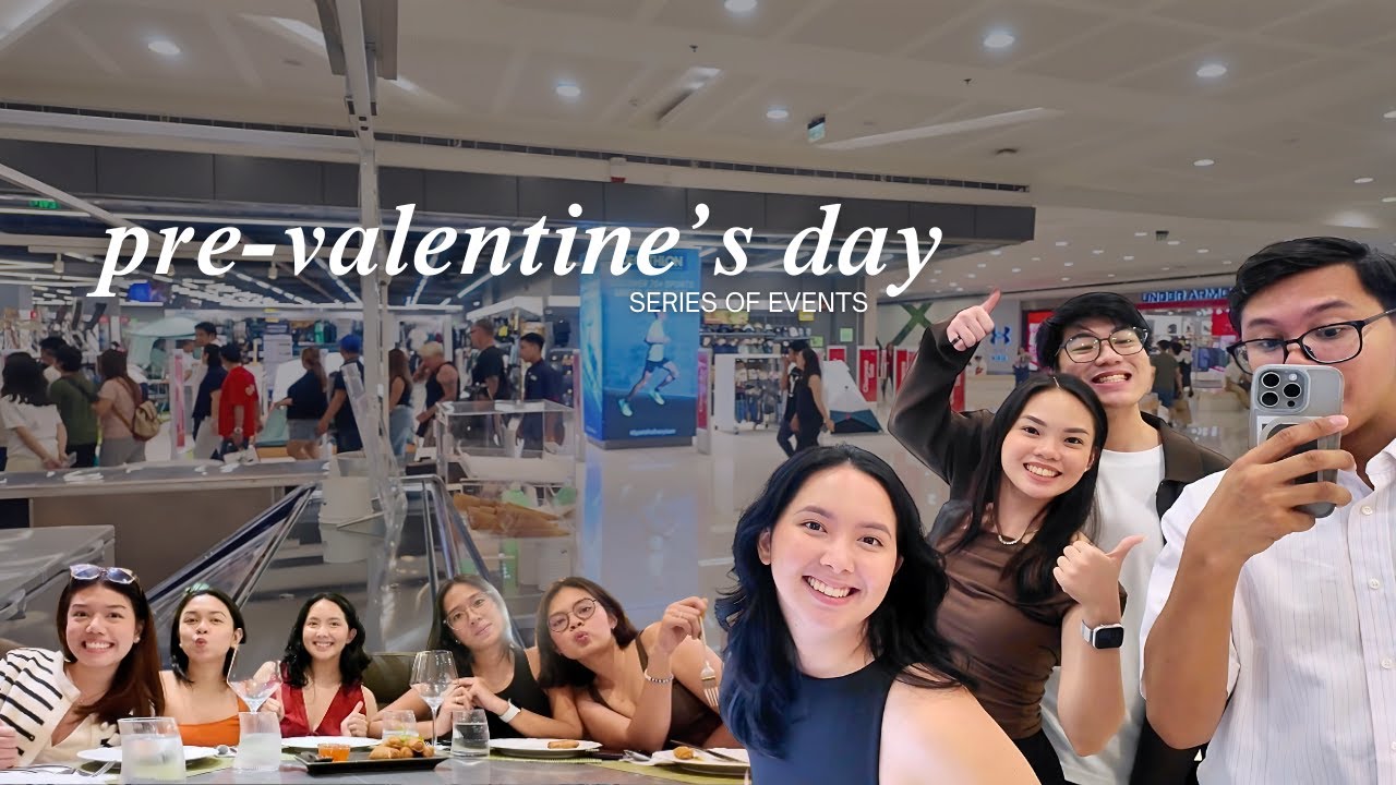 pre-valentine's day ♡ | thesis, weight-loss journey, dinner with friends 💞☁️