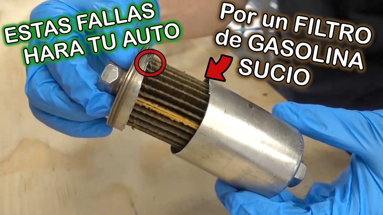 ✅ 5 síntomas de un FILTRO de GASOLINA SUCIO y TAPADO en tu AUTO🔥... TIENES que VERLO!
