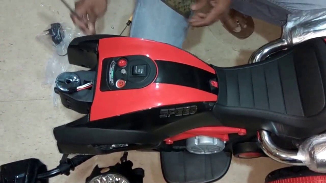 Baybee Ducatti Diavel Battery Operated Sports Bike 6688 Fitting Video
