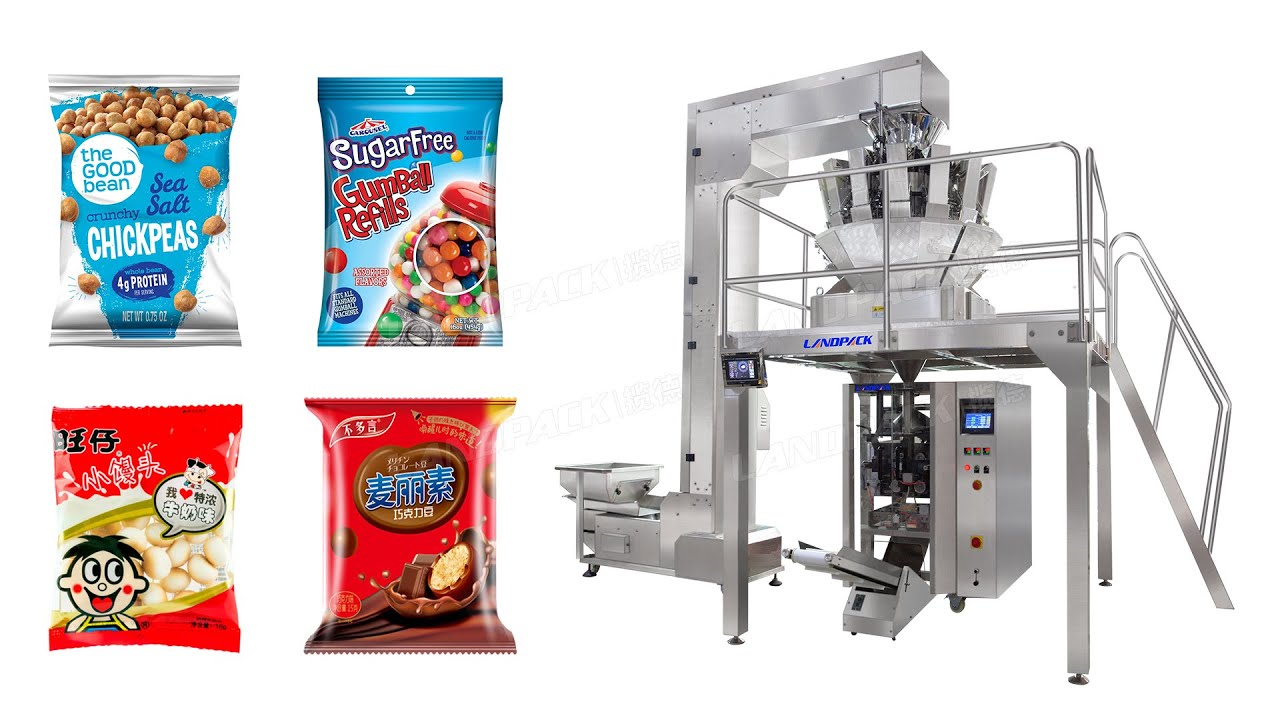 Automatic Candy Pouch Weighing Packing Machine LD-520A