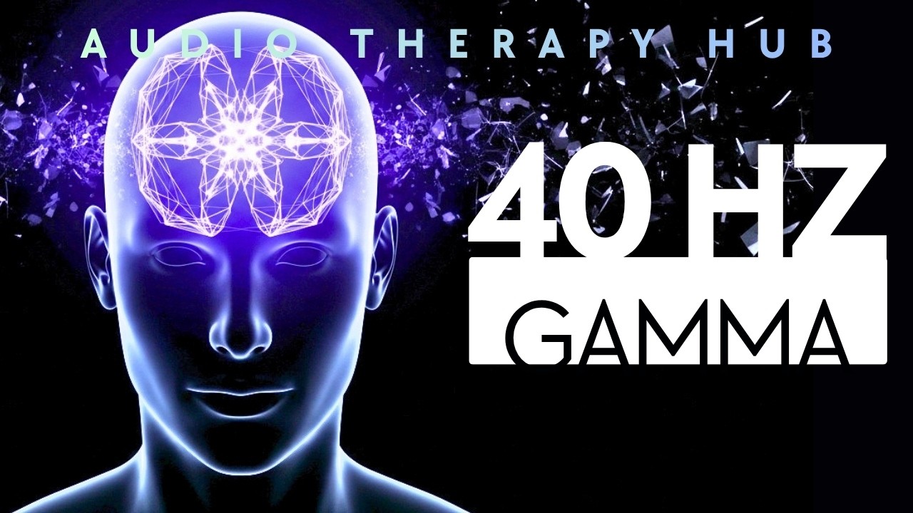 Cognitive Control | 40 Hz Gamma Waves for ADHD Productivity | Executive Function Soundscape | 1 Hour
