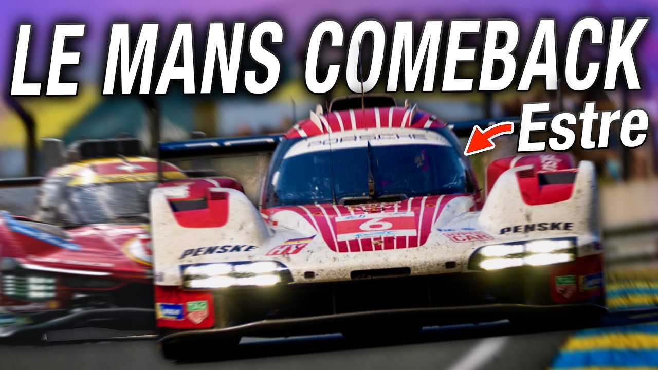 Porsche's ESTRE, VANTHOOR, and CAMPBELL Fight Back at LE MANS 2025 (PORSCHE 963)
