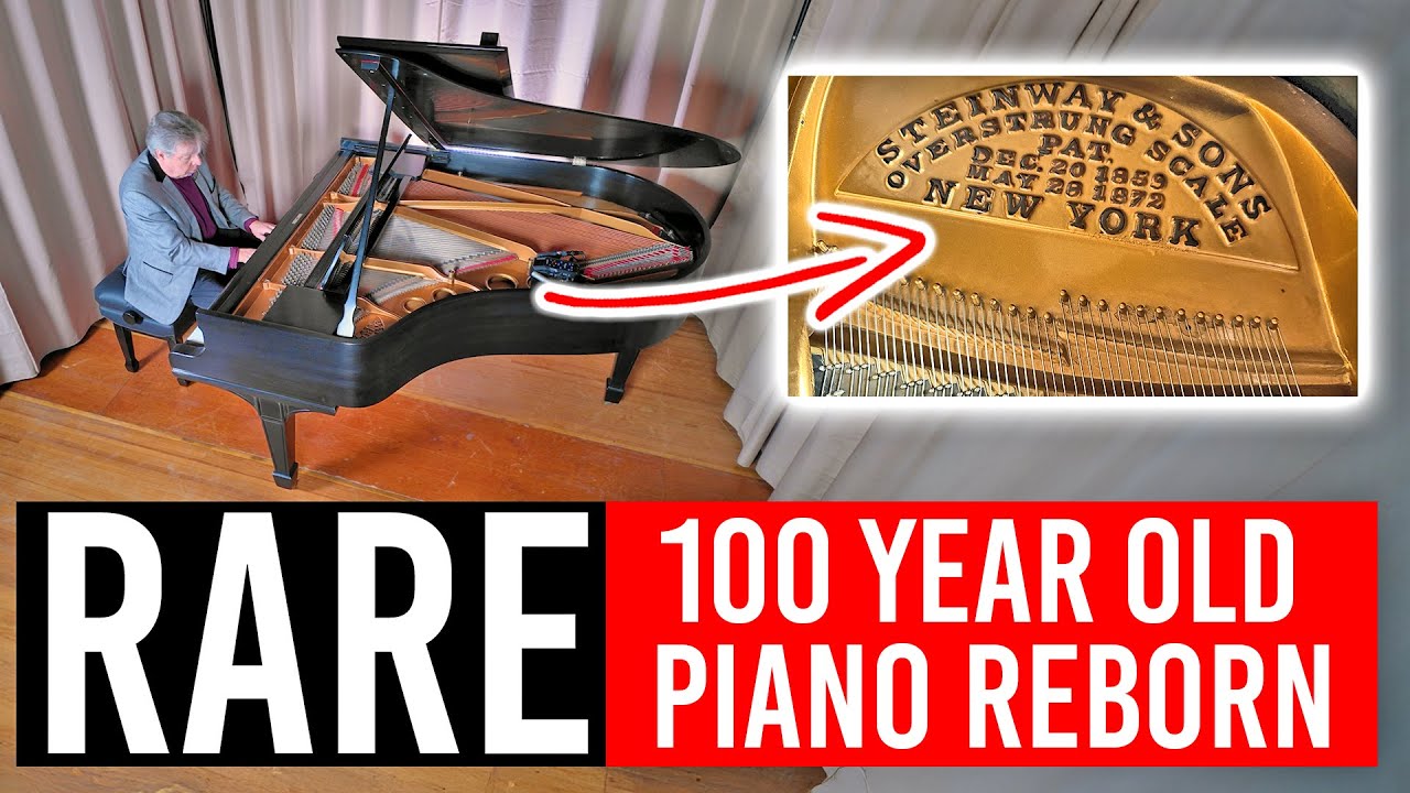 Этот отреставрированный рояль Steinway просто ПОТРЯСАЮЩИЙ!