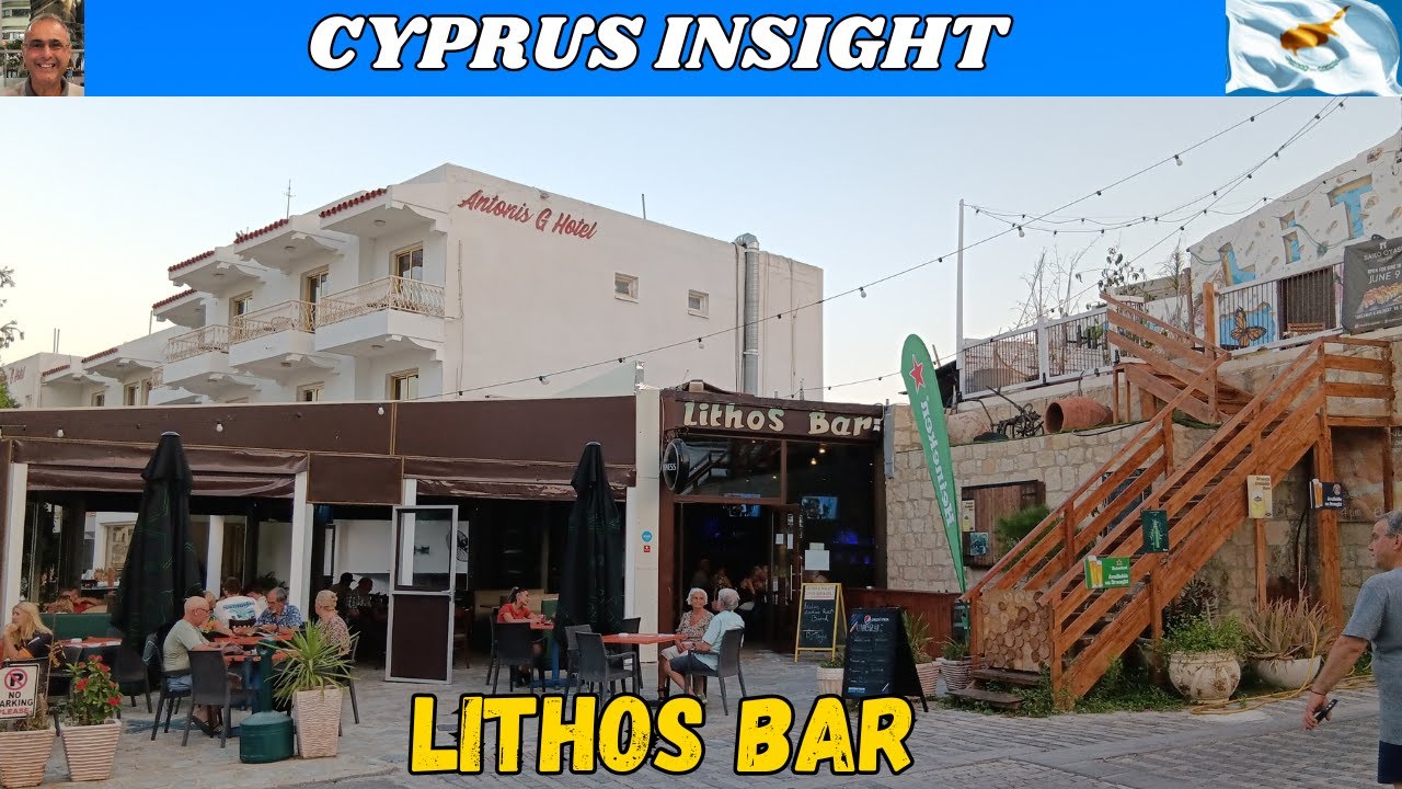 Lithos Bar & Grill в Ороклини, Кипр — двойной изысканный ужин