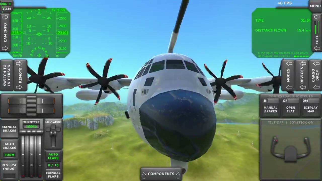 Hc-130 (C-130) Air to air refueling mission