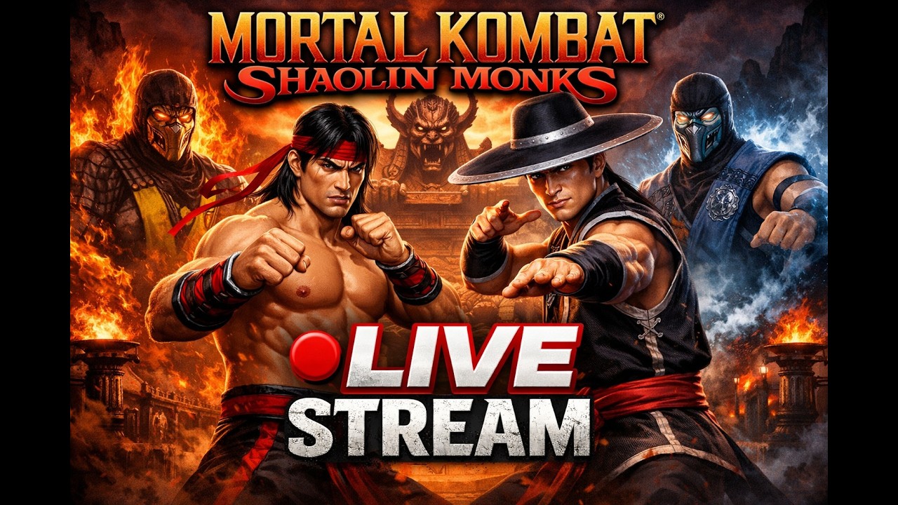 💀 Nostalgia Brutal! Mortal Kombat Shaolin Monks AO VIVO