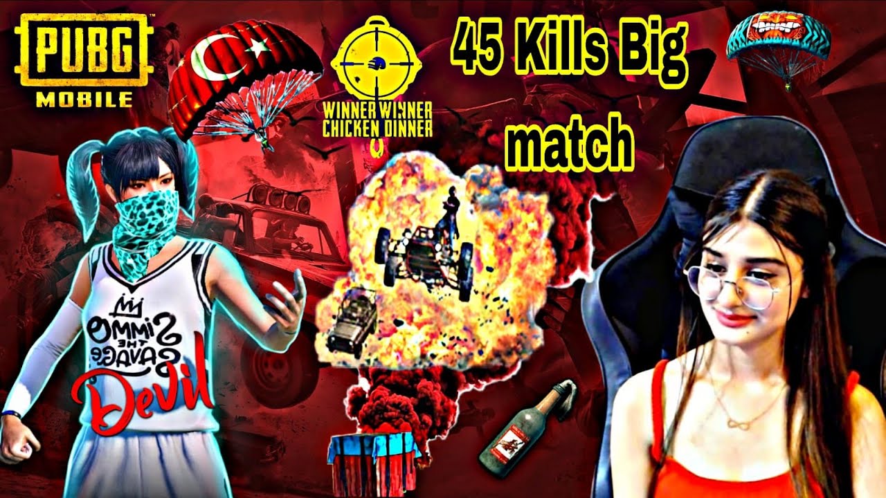INSANE 45  KILLS! 😱 Aggressive Rush with Ultimate Outfit | PUBG Mobile